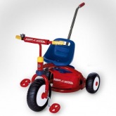 Radio Flyer Deluxe Steer and Stroll Trike