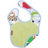 Baby Jar Reversible Bib (Truck Stop)