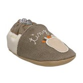 Robeez Robeez Organic Shoes - Foot Print (Cream)