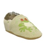 Robeez Robeez Organic Shoes - Frog (Cream)