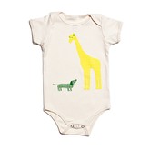 Winter Water Factory Organic Short Sleeve Onesie - Short and Tall