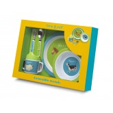 Crocodile Creek Barnyard Dish Set
