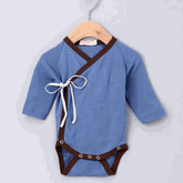 Sckoon Organics Organic Cotton Baby Kimono (Meditation Blue)