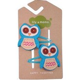 Lily and Momo Little Owl-Blue