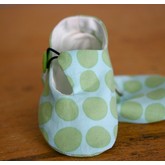 Tilly Whistle Loafer Lime & Blue Dot